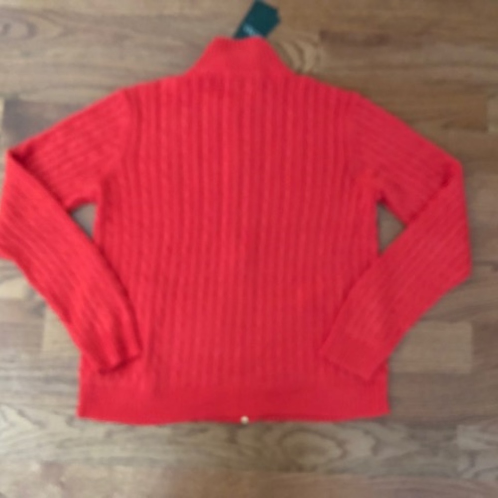 Ralph Lauren  Zip Knit Sweater.  Size: XXL. Plus - Picture 5 of 5